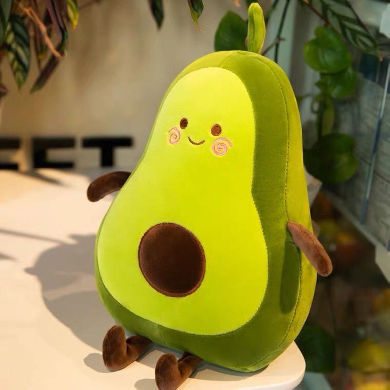 Süße Avocado Kissen Geburtstagsgeschenk für Mädchen Kissen Plüsch Spielzeug umarmt schlafende Puppe_voghion.com