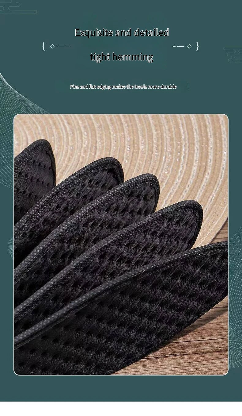 Deodorant-Einlegesohle für Füße, Laufen, Sport, atmungsaktiv, weich, verdickt, stoßdämpfende Einlegesohlen für Schuhe, Vorlage für Herren- und Damenschuhe_voghion.com