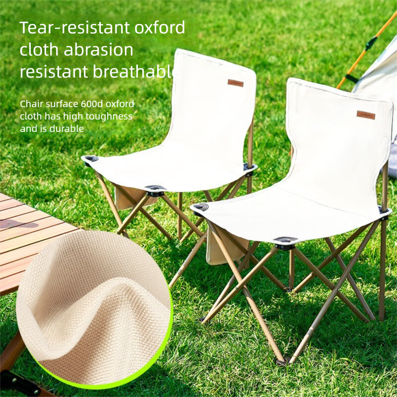 WhitePeak Outdoor Folding Backrest, Portable Fishing Stool, Art Sketching Chair With Storage Bag, Extra Large_voghion.com