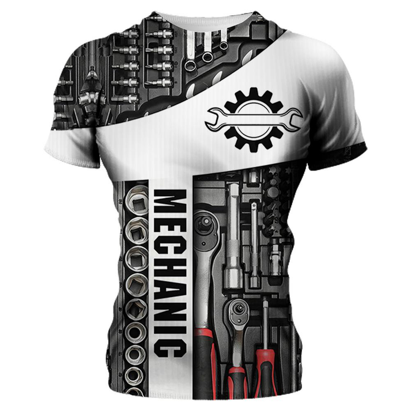 Camiseta de manga corta con estampado 3D deportivo para hombre Camiseta de manga corta con estampado deportivo informal de moda para hombre_voghion.com