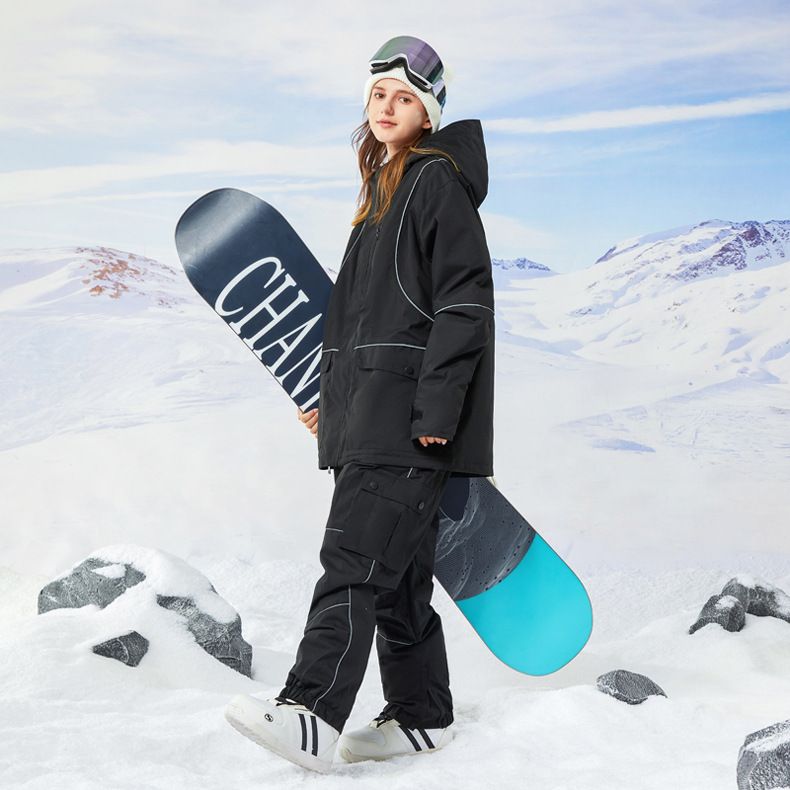 Unisex Ski Suit – Windproof, Waterproof & Breathable Snowboarding Set (Men & Women)_voghion.com