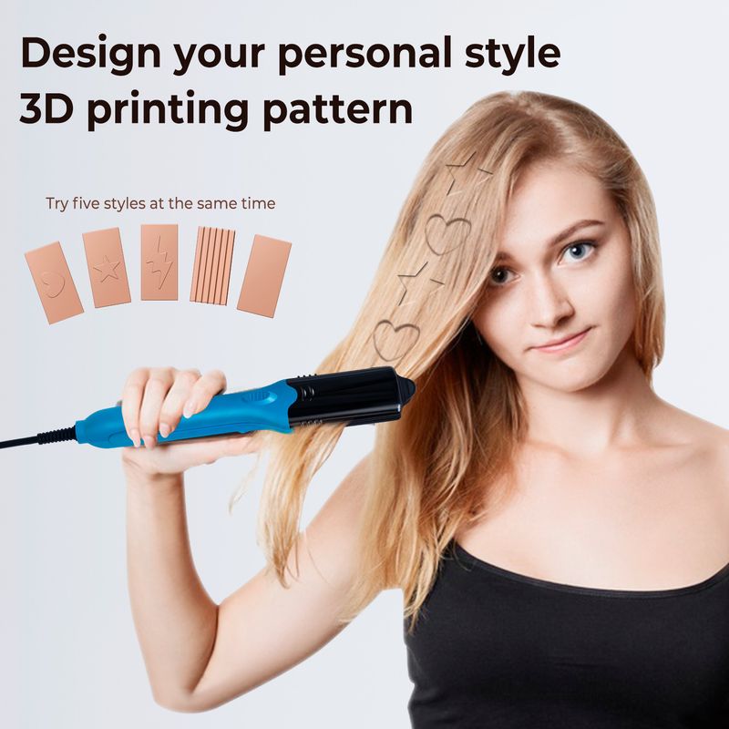 5-in-1 Fluffy Curling Straight Hair Artifact Wet And Dry Multi-functional Modeling Electric Splint Hairdresser_voghion.com