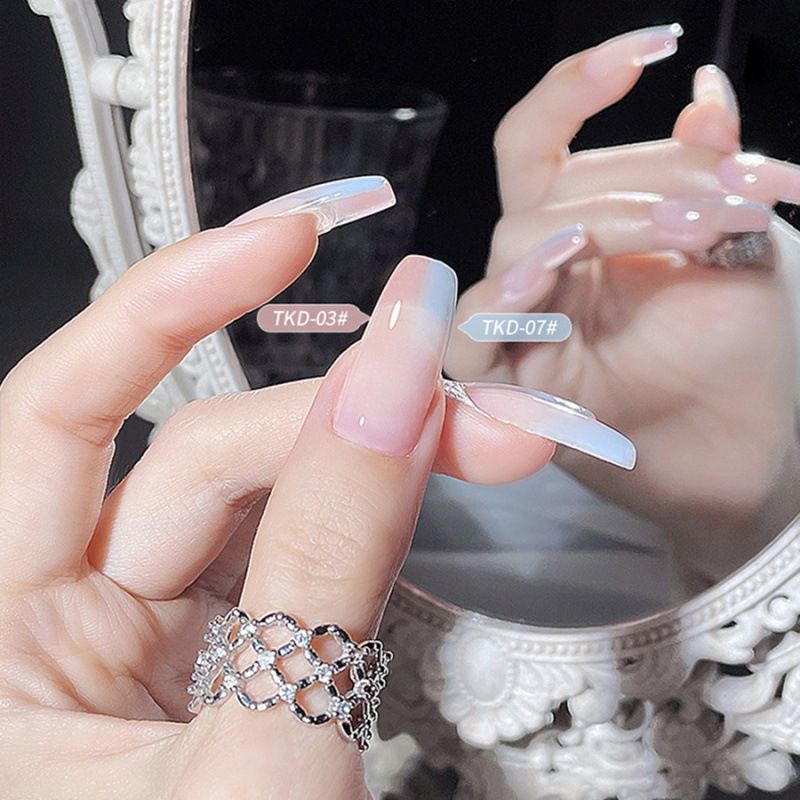 12 kolorów mlecznej galaretki z serii New Clear Solid Summer Ice Transparent Color Gel_voghion.com