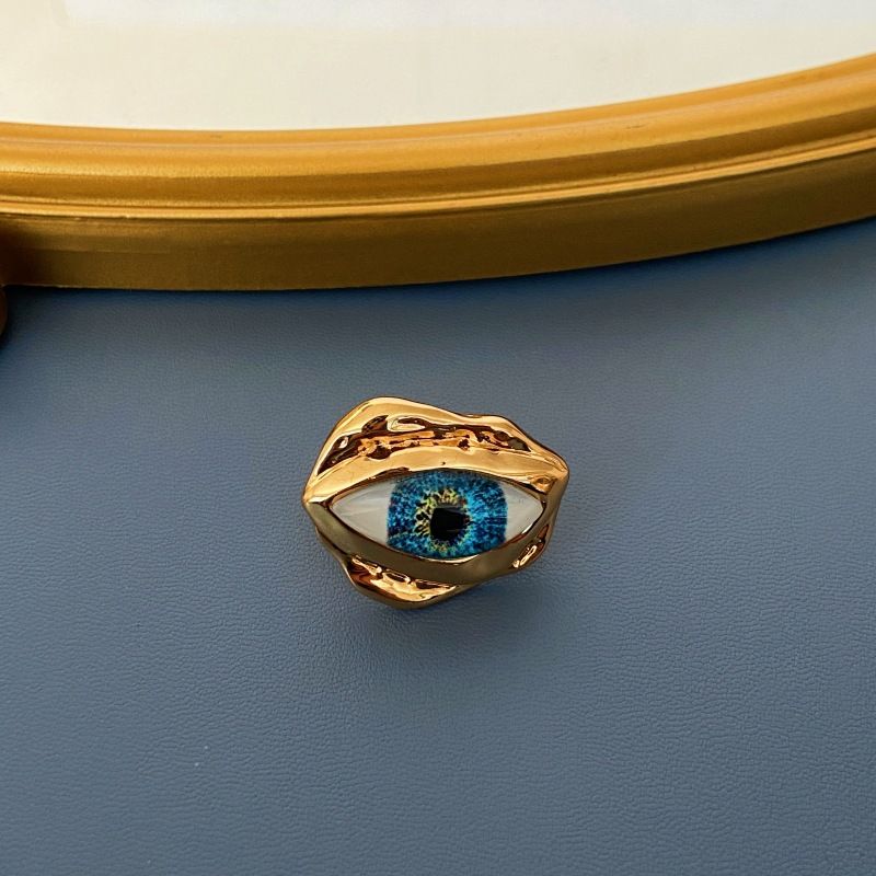 2025 Neuheiten Vintage Schmuck Auge Offen Ring_voghion.com