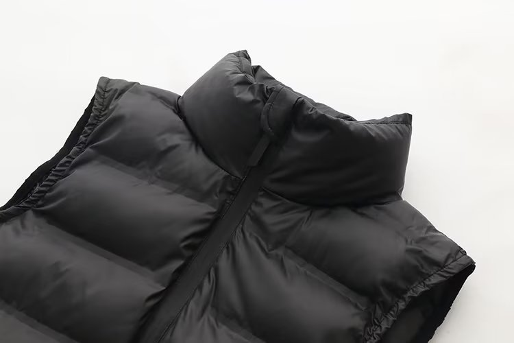 Frauen kleidung dünne baumwolle weste frauen kurzen stehkragen dünne weste frühling und herbst neue weste weste jacke 6NS022_voghion.com