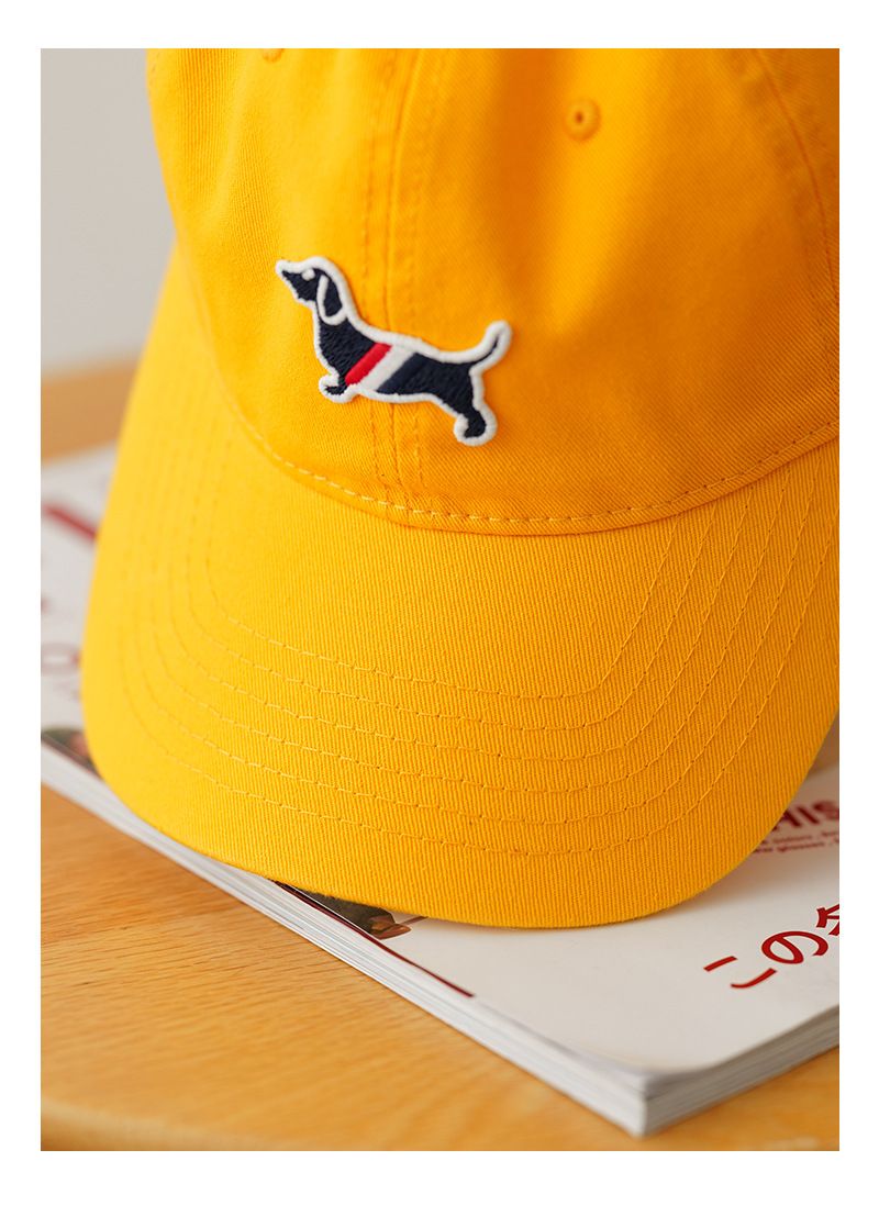 Street High Quality Washed Baseball Cap For Men And Women Soft Top Stylish Face Showing Small Duckbill Cap Dachshund Sun Hat_voghion.com