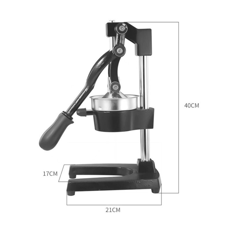 SOGA Commercial Manual Juicer Hand Press Juice Extractor Squeezer Orange Citrus Matte Black_voghion.com
