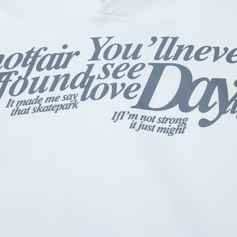 Felpa con cappuccio da uomo, stile streetwear, semplice, casual, versatile, con stampa a lettere, autunnale_voghion.com