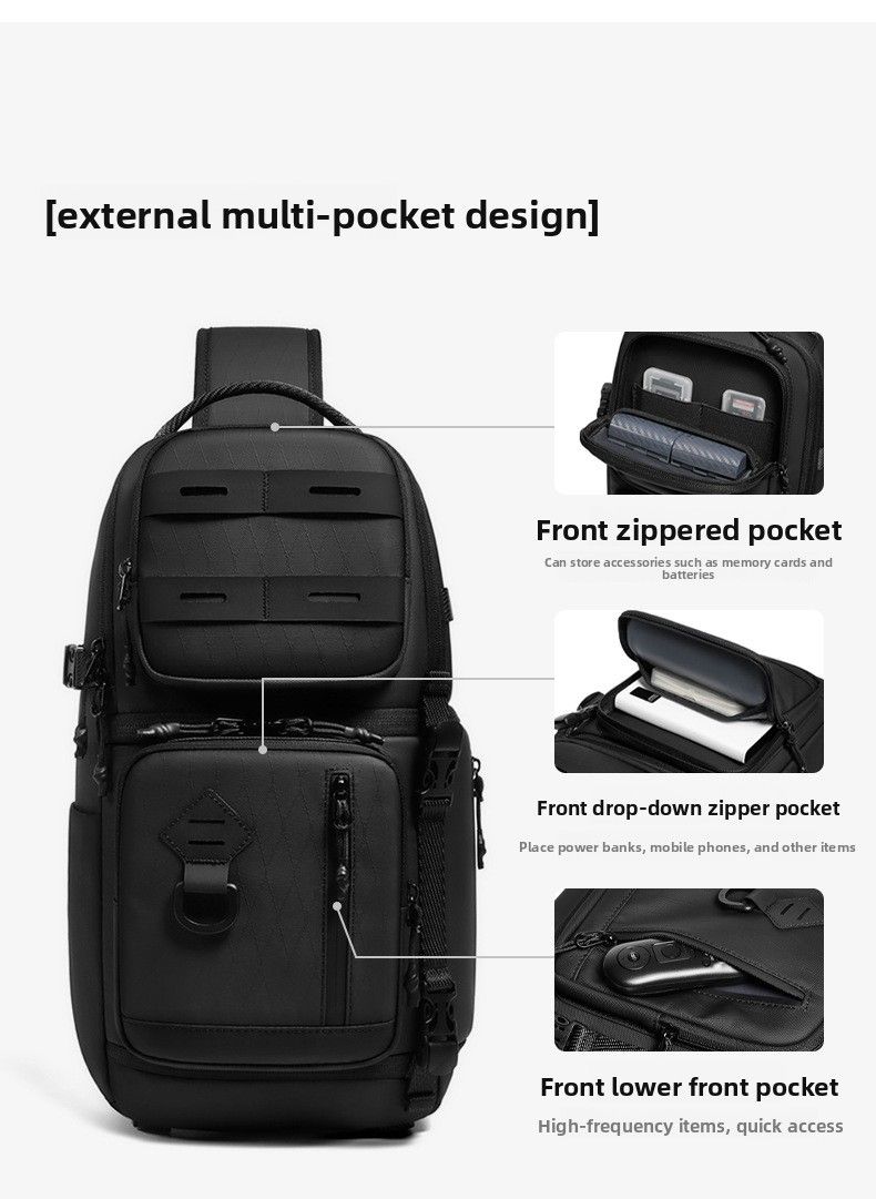 Tactical Shoulder Photography Outdoor Lightweight Digital Waterproof Multifunctional Mirrorless Crossbody Camera Storage_voghion.com