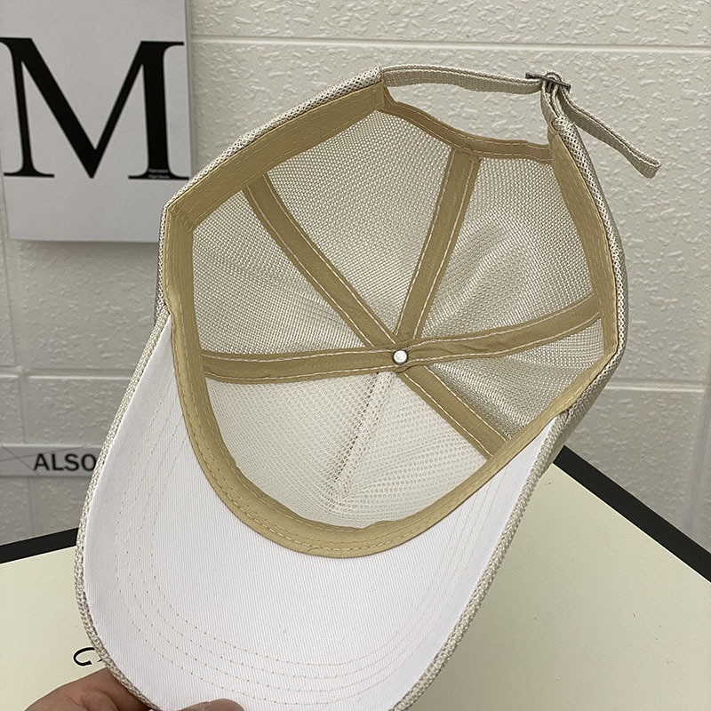 Cappello da donna 2023 Nuovo berretto da baseball di marca di moda più venduto Cappelli da sole in rete traspirante selvaggia per il tempo libero all'aperto_voghion.com