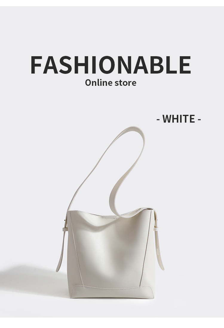 Fashion Bucket Bag Women's Large Capacity Shoulder Underarm Bag Crossbody Bag Commuter Tote Bag_voghion.com