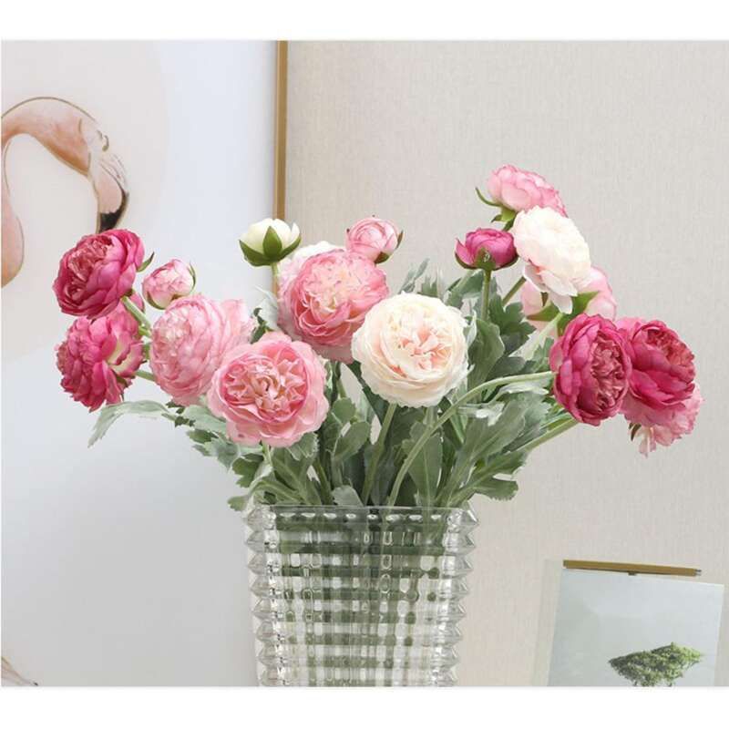 High-end Ins nordisk stil flokkende Qianzi Lulian kunstige blomster i stuen dekorasjon av kunstige blomster_voghion.com