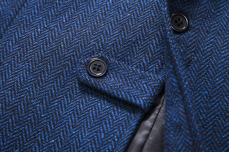 Europäische größe revers anzug Koreanische version slim fit einreiher casual herren_voghion.com