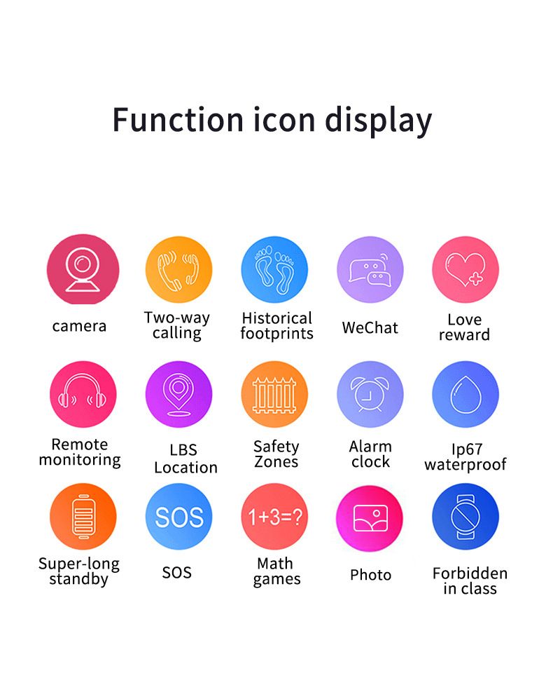 children's phone watch smart positioning watch long standby puzzle game music learning phone watch manufacturer_voghion.com