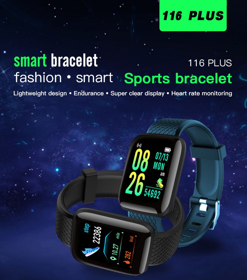 Smart Fitness Bracelet – Color Touchscreen, Heart Rate/SpO2 Monitor, Step Counter, Sleep Tracker & Call Alerts (IP68 Waterproof, Wireless Charging)_voghion.com