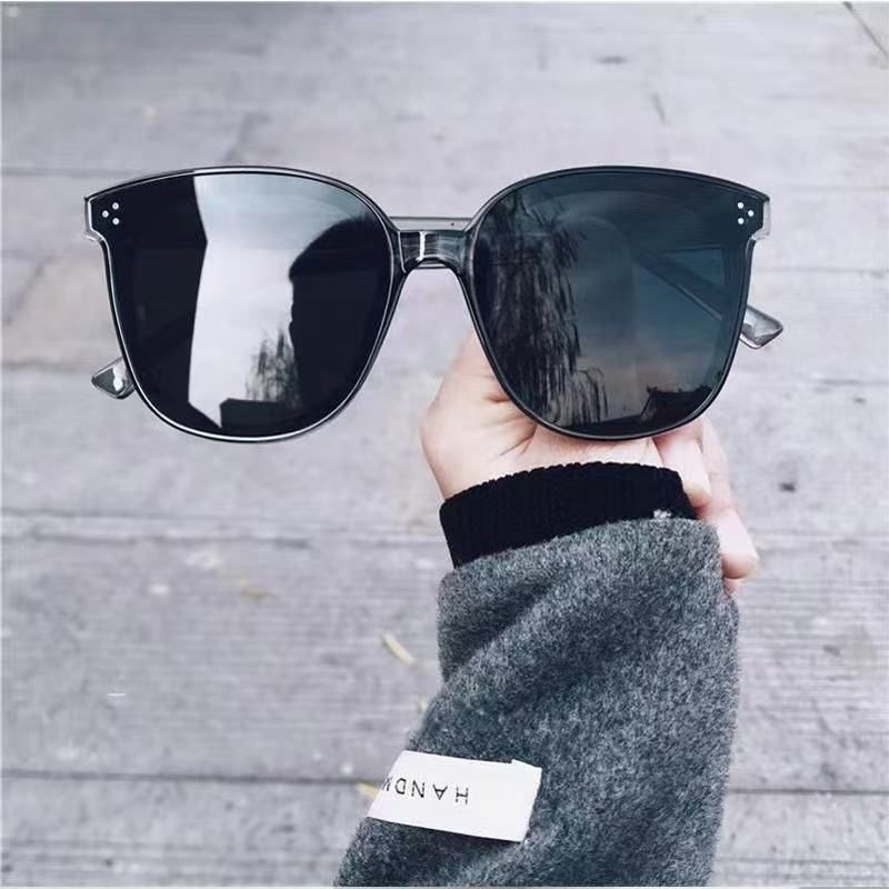 New Style Unisex Korean Version Square Frame Trendy Driver Driving UV Protection Sunglasses_voghion.com