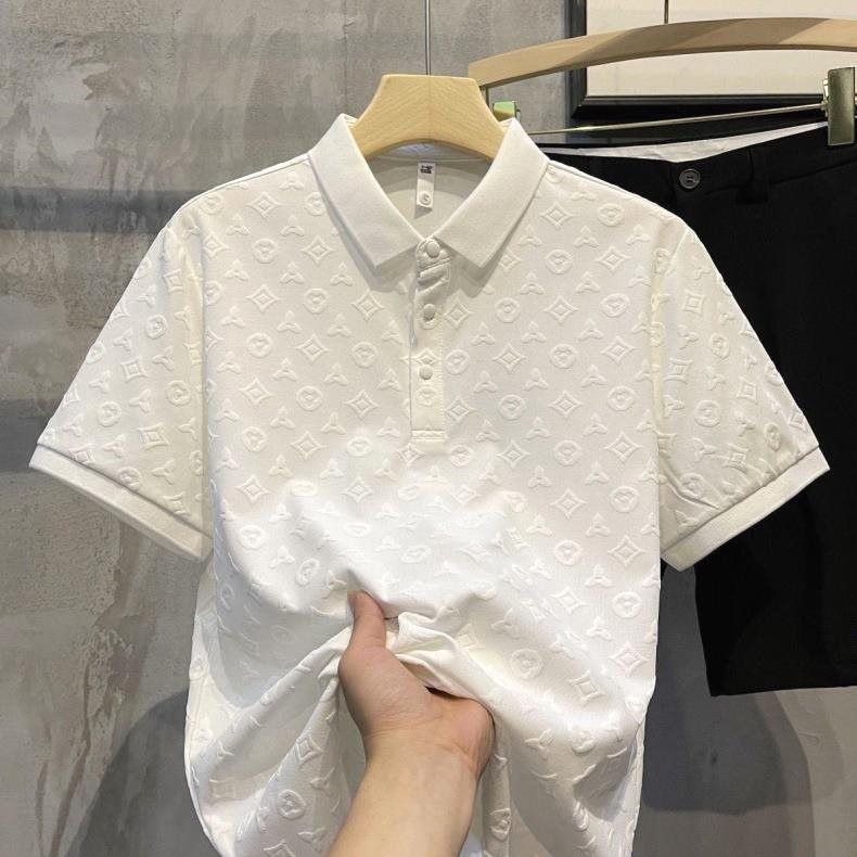 Camicia da uomo, camicia a maniche corte da uomo, estiva, ultra sottile, nuova, alla moda, elegante, tinta unita, trendy, casual._voghion.com