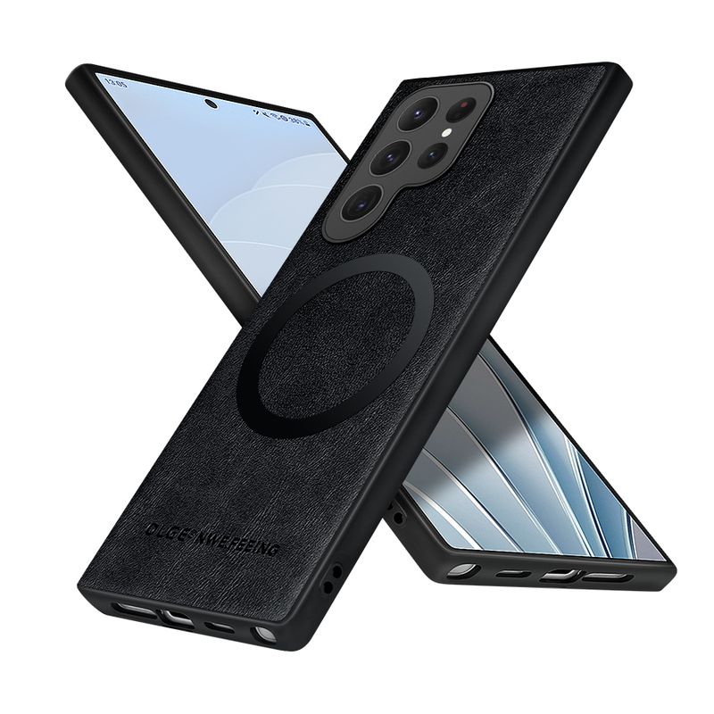 Hülle für Samsung Galaxy S24 Ultra Hülle Leder Handyhülle für Samsung Galaxy S25 S22 S20 Plus Luxushülle S23 S21 FE 5G Hülle_voghion.com