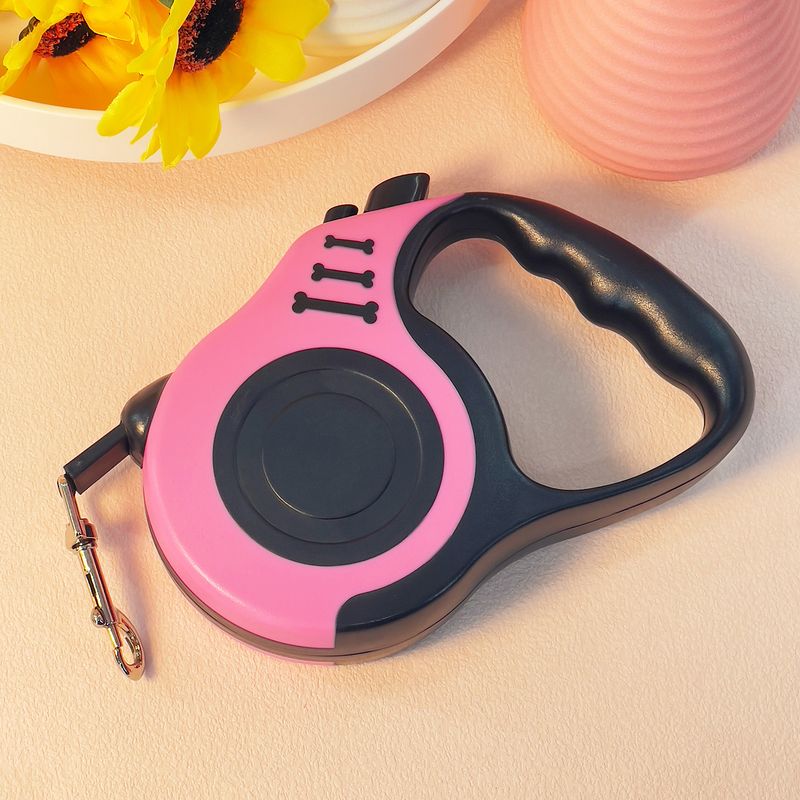 Small And Medium-sized Chain Walking Automatic Retractable Leash Pet Dog Supplies_voghion.com