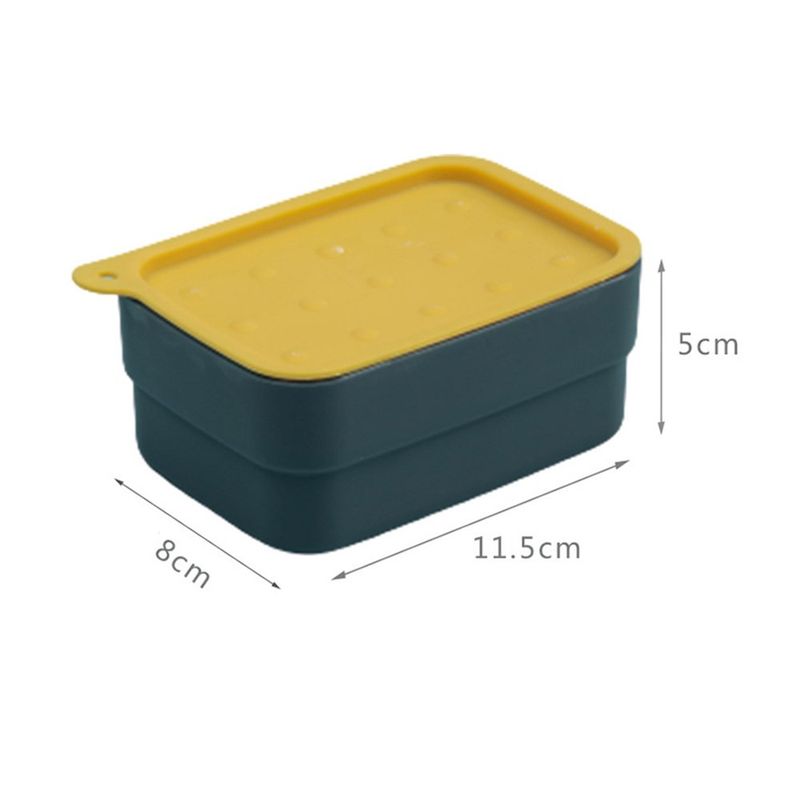 3-teiliges Set wasserdichter und feuchtigkeitsbeständiger Seifenablage mit Schwammbürste für die Küche_voghion.com