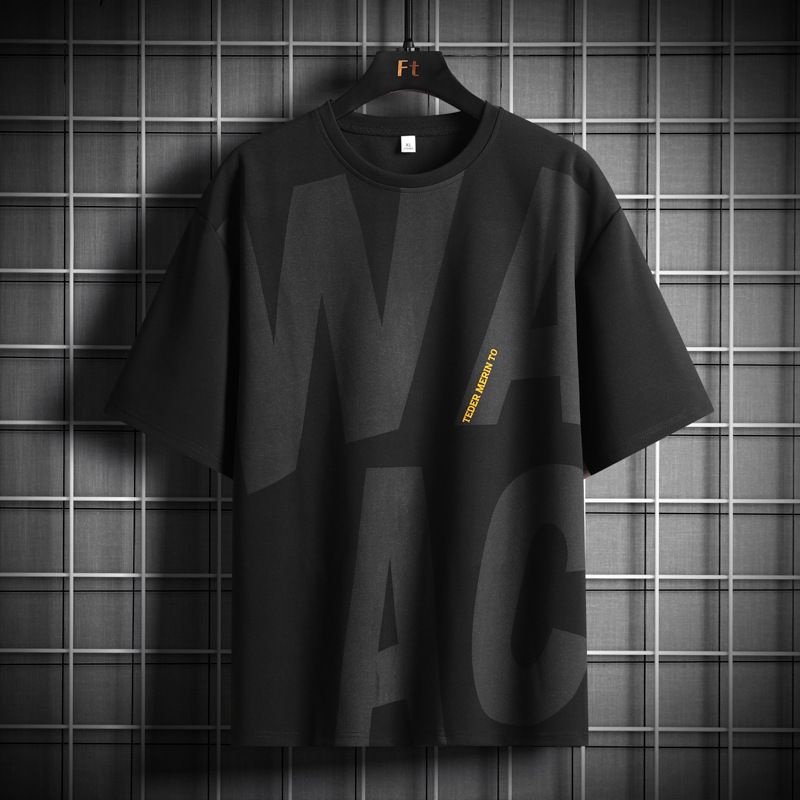 Unbeatable Quality Big Bellied Short Summer 2024 New Loose And Enlarged Size Half Sleeved T-shirt Clothes For Chubby Men's Clothing_voghion.com