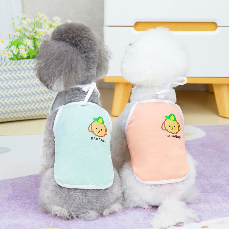 Cat Spring/Summer Thin Dog Clothes Pet Clothing 22 Five Color Slips_voghion.com
