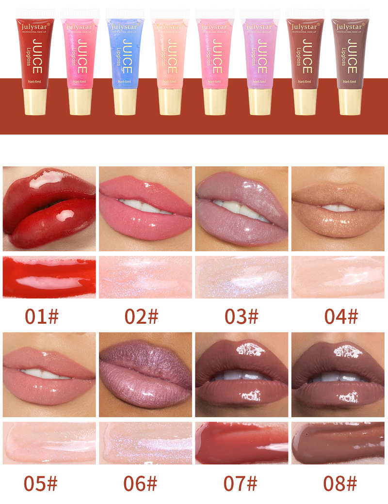 Shuiguang Dudu Honey Moisturizing Texture Non Stay Cup Brightening Soft Tube Color Lip Glaze_voghion.com