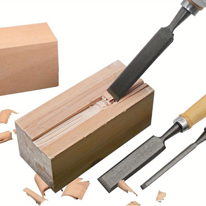 8/12/16/20mm 4-delige houtsnijbeitelset Professioneel voor houtbewerking met ergonomische houtsnijgereedschappen DIY-hulpgereedschappen_voghion.com