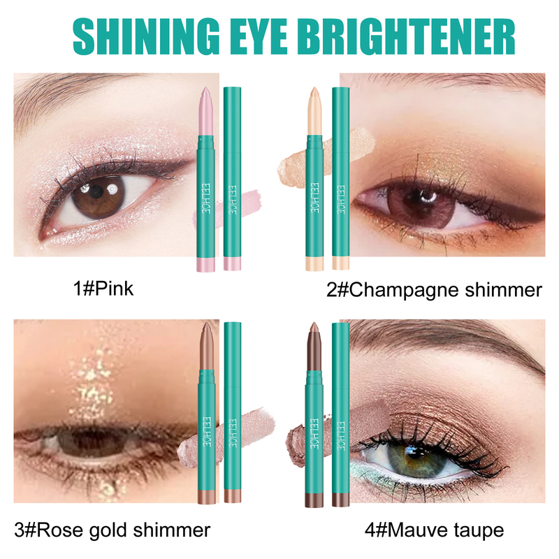 EELHOE eye shadow stick, lazy highlighter, blush, eye makeup, multi-color makeup, easy to apply eye shadow with one swipe_voghion.com