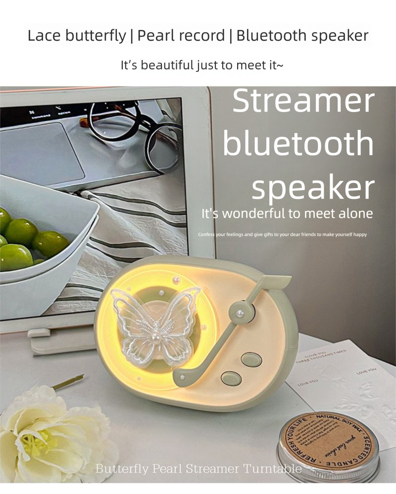 Głośnik Bluetooth Shouxing Flowing Niche o wysokiej wartości, atmosfera, lampka nocna, prezent urodzinowy dla dziewcząt, festiwal Qixi_voghion.com