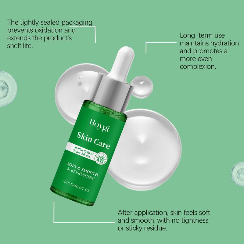 HOYGI Essence de soin hydratante douce et nourrissante pour le visage, rafraîchissante et non grasse_voghion.com