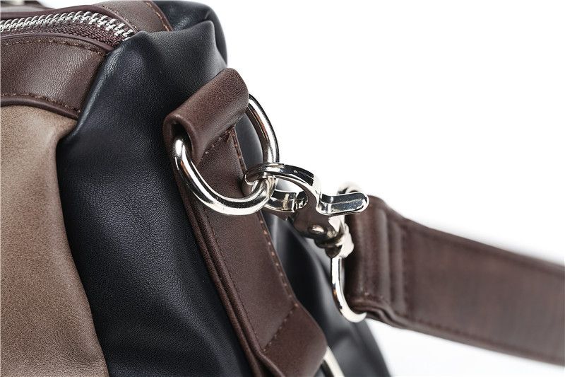Doctor Bag Wholesale New Large Capacity Handbags Fashionable Simple Messenger Bags Travel Shoulder Bags Color Matching Men's Bags Large Bags_voghion.com