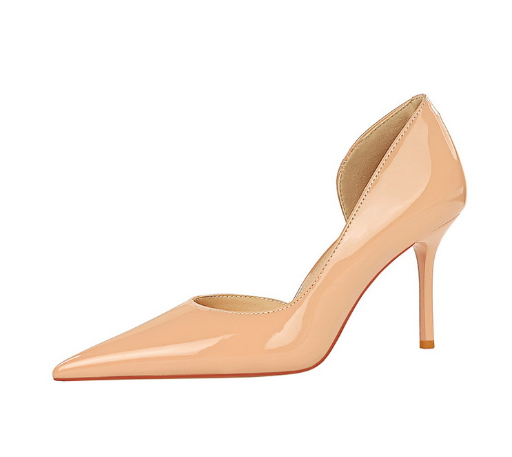 8236 Style Fashionable And Minimalist Heels Women's Shoes, Thin High Heels, Shallow Mouth, Pointed Side Hollowed Out_voghion.com