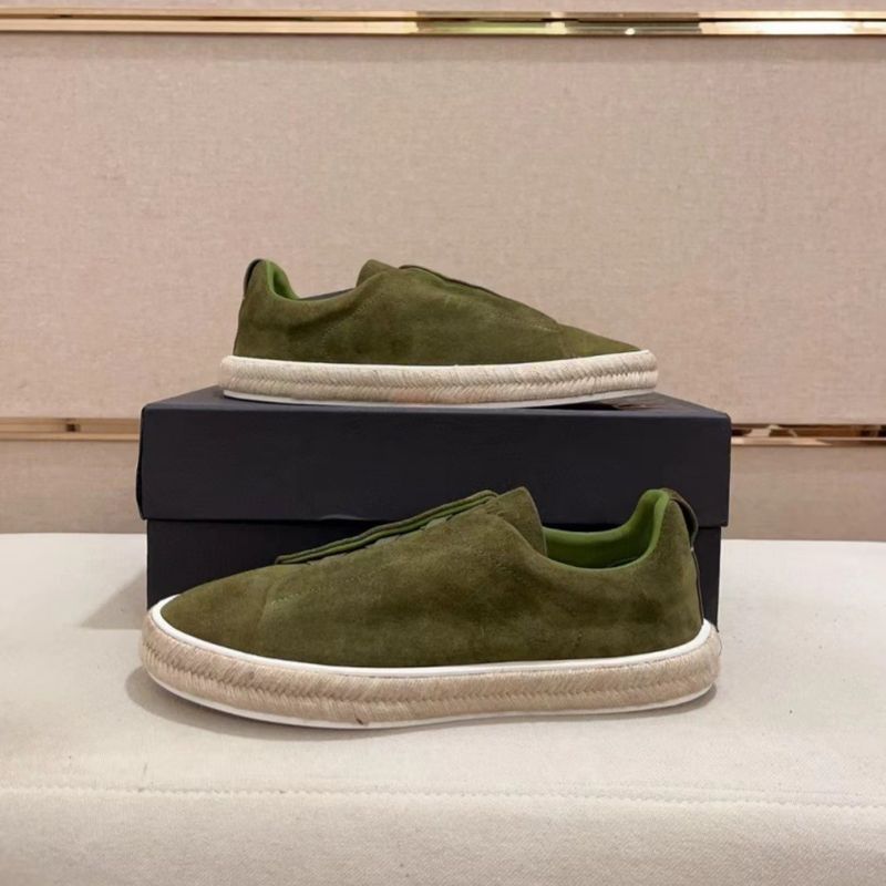 Luxus Z Brand Slip-On Lazy Herren Nubukleder Casual Skate Schuhe für Männer_voghion.com