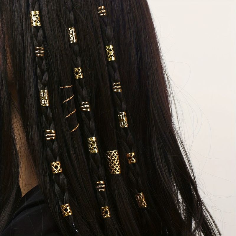 90 pezzi di accessori fai da te per dreadlock per parrucche, i più venduti in Europa e in America, in rete, con anelli per extension a forma di cavo_voghion.com