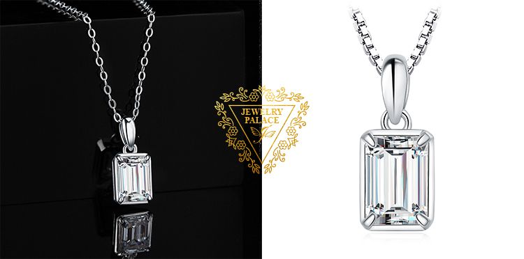 Vendite calde JewelryPalace Cross Sideway Sterling Sier Cubic Zirconia Collana con ciondolo per donna Placcato oro rosa giallo Nessuna catena_voghion.com