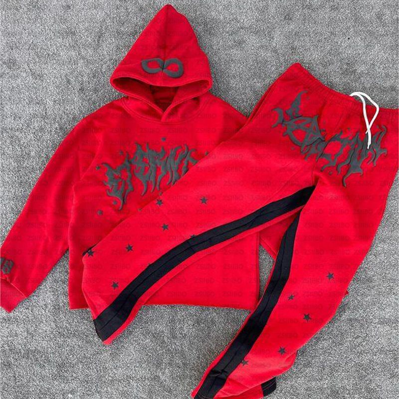 2024 New Harajuku Style Hoodie With Letter Foam Printed Loose Hoodie, Fashionable Trendy Men's And Women's Outerwear_voghion.com