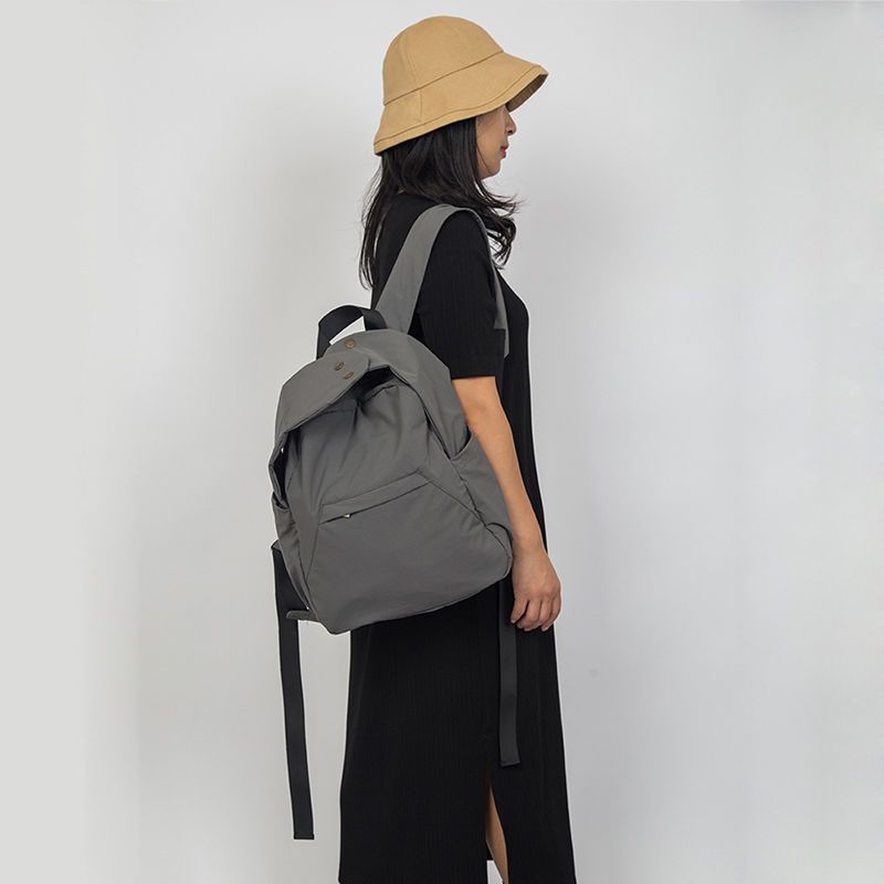 Zaino da donna in nylon alla moda, casual, di grande capacità, da viaggio, versatile e alla moda_voghion.com