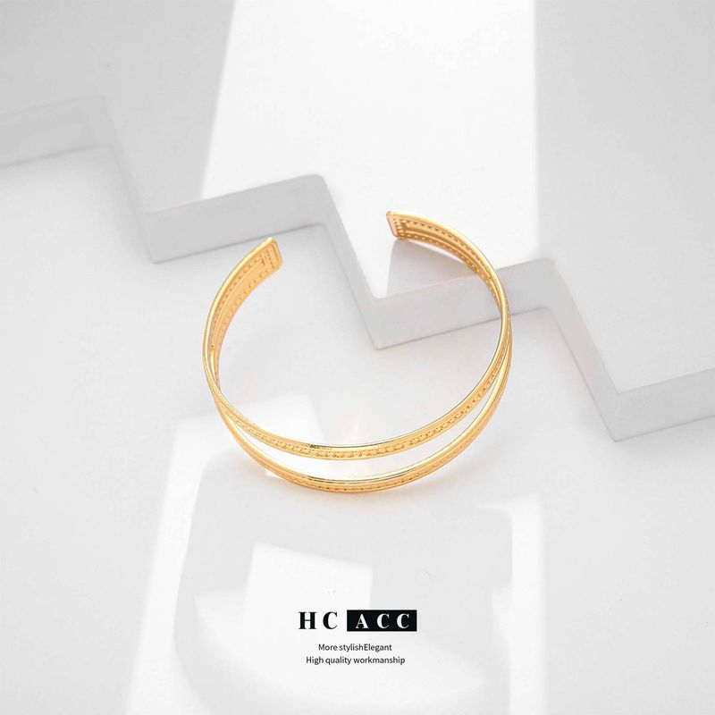 Licht High-End Einfache Strukturierte Offene Armband Weibliche Ins Temperament Vielseitig_voghion.com