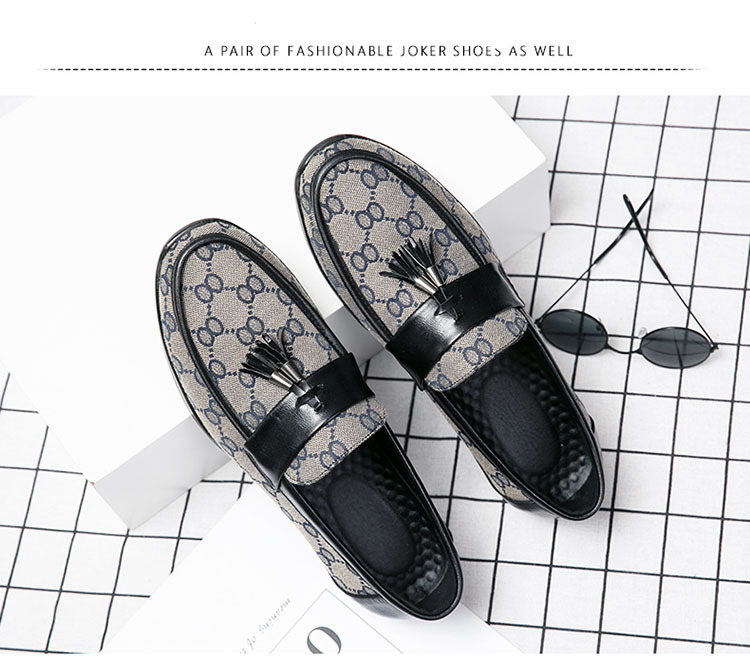 Außenhandel Beanie Schuhe Herren Sommer Social Influencer Slip On Lazy Trendy Casual Leder Korean Personalisiert_voghion.com