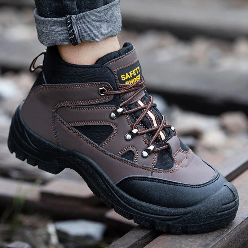 Anti-punktering arbejdssko kvinder uforgængelige arbejdssko lette mænd sikkerhedsstøvler sko_voghion.com