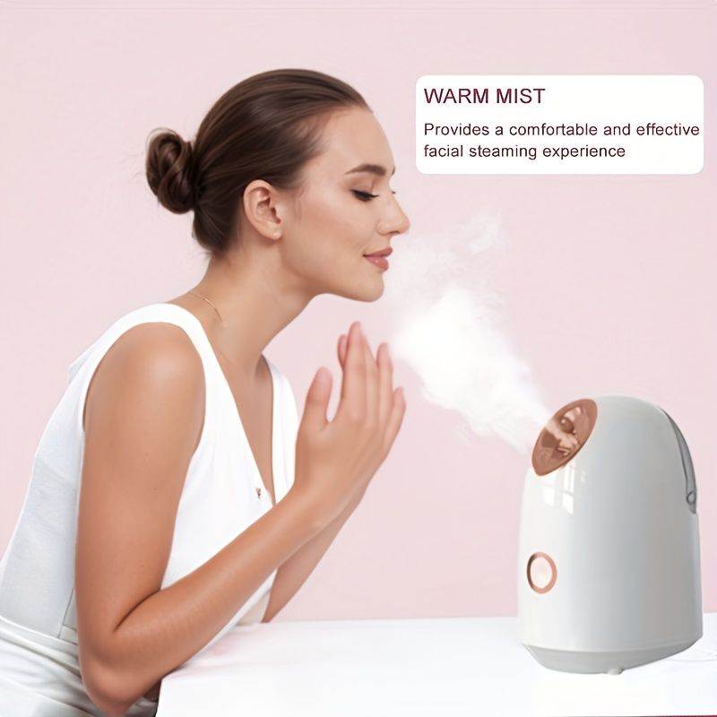 JOCELEE Large Fine Particles Hot Spray Steamer One Click Start Home Beauty Good Helper Women Dry Skin Hydrator Face_voghion.com
