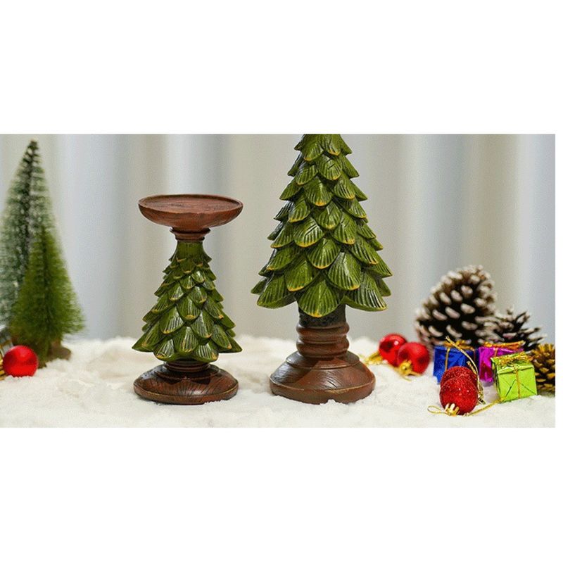 New Tree Holder Home Restaurant Counter Desktop Atmosphere Christmas Decoration Candle Ornament_voghion.com