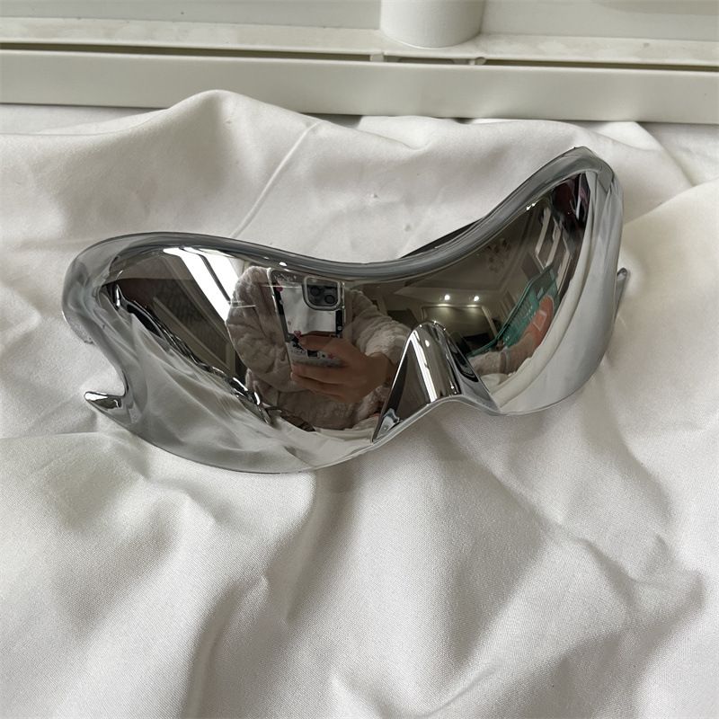 001 Outdoor Cycling Metallic Mercury High-End For Women With Square And Round Faces, Slimming Sports Mountaineering Skiing_voghion.com