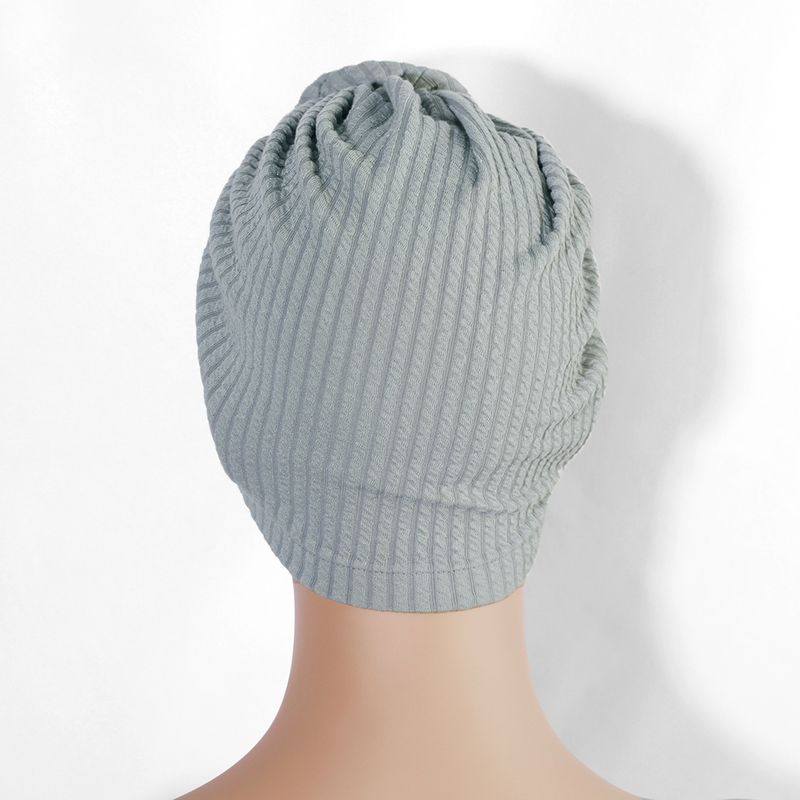 Thickened Elastic Flower Headscarf Hat - Ethnic Style Twisted Warm Hat (Fashionable & Versatile, European & American Design, Winter Headwear)_voghion.com