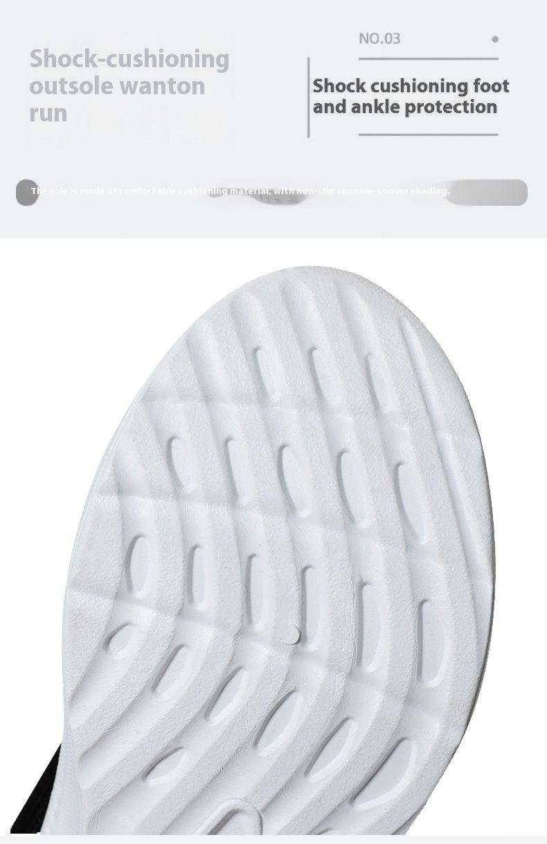 2024 Leisure Soft Sole Sports Breathable Single Flyknit Mesh Running Shoes Female_voghion.com