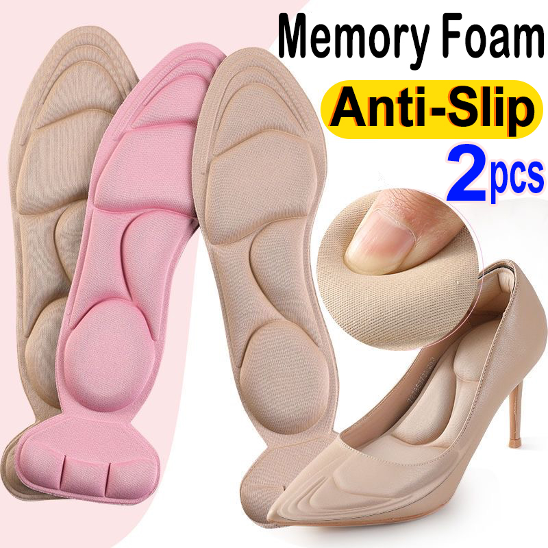 7 In 1 Soft Memory Foam High-heel Shoes Insoles Anti-slip Cutable Insole Comfort Breathable Foot Care Massage Shoe Pads_voghion.com