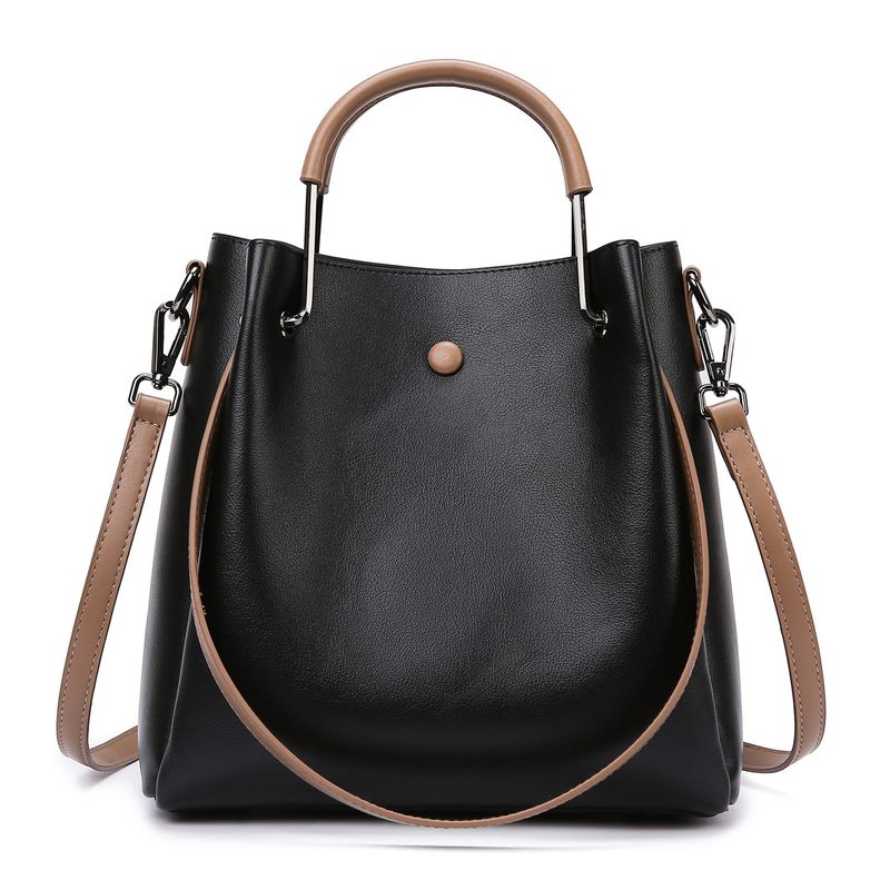 Fashionable and atmospheric tote 2024 new crossbody women's large capacity bucket bag single shoulder handbag_voghion.com