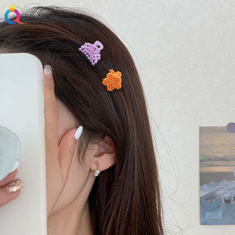 Graziosa piccola forcina per capelli color caramella, con clip per frangia laterale, accessorio per capelli_voghion.com