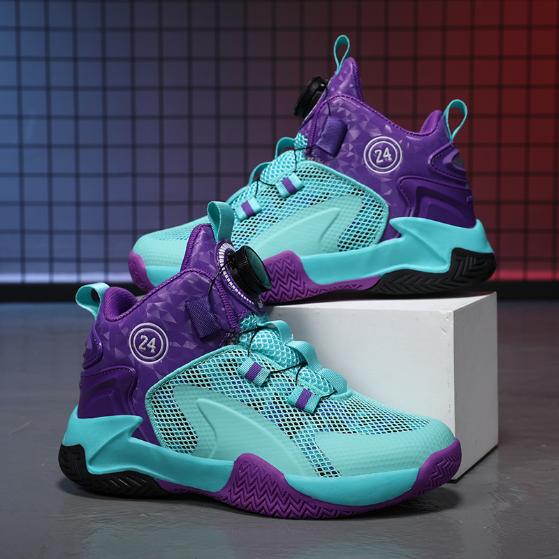 Kinder Basketball 2025 Neue Jungen Sport Mit Atmungsaktivem Mesh Für Jugendliche, Professionelle Praktische Anti Slip Und_voghion.com